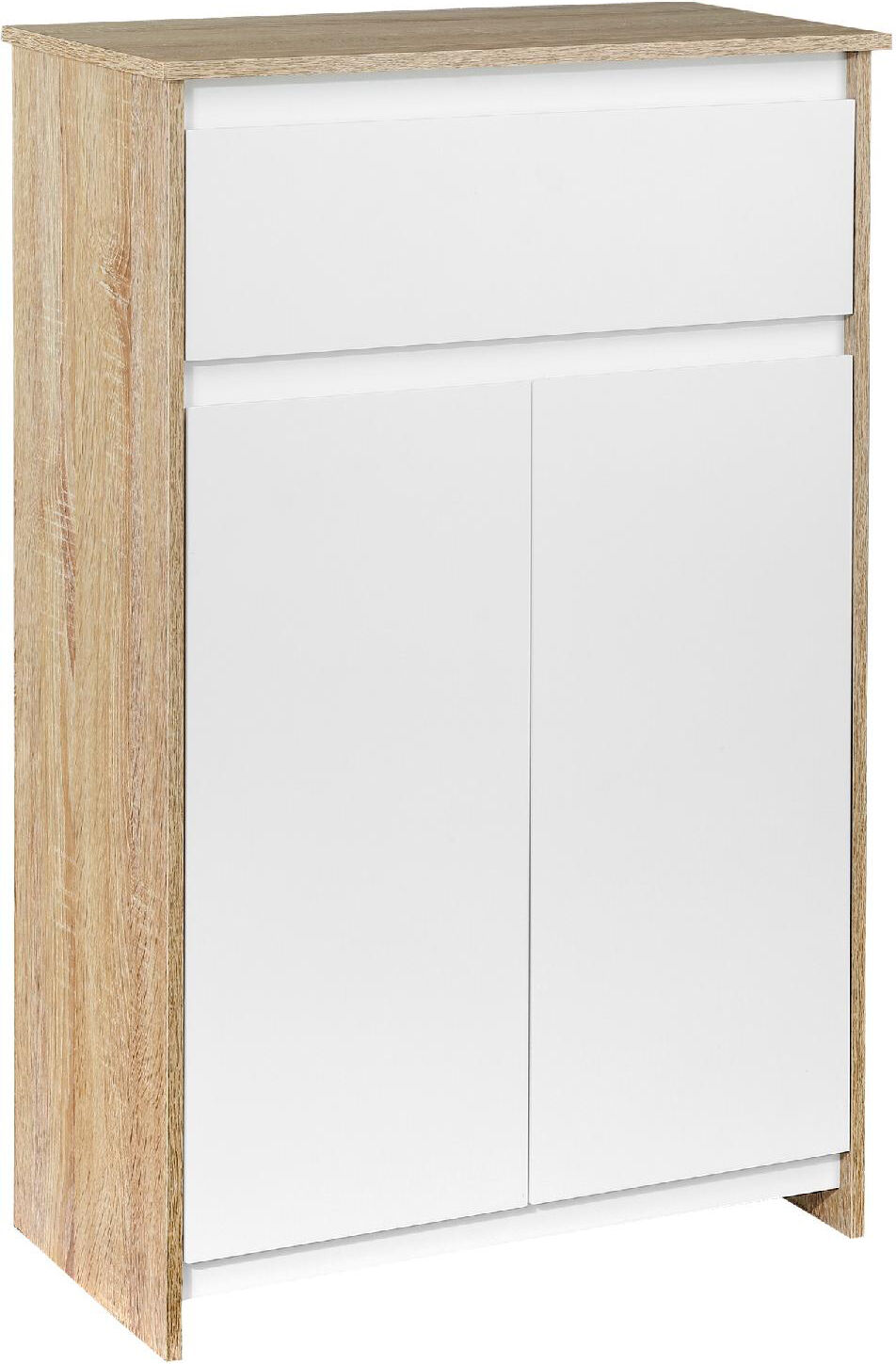 nova deco 319/834 mobile bagno salvaspazio multiuso con cassetto legno bianco - 319/834