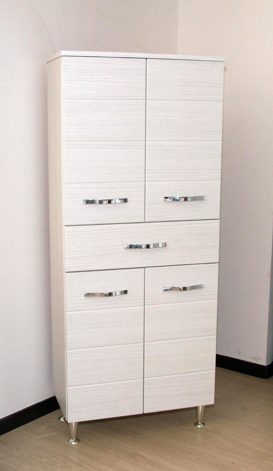 g.n.cucine Antonella Elemento Colonna Bagno Mobile In Mdf/pvc Con 4 Ante / 1 Cassetto 66x33x160h Cm Colore Bianco - Antonella g.n.cucine Antonella Elemento Colonna Bagno Mobile In Mdf/pvc Con 4 Ante / 1 Cassetto 66x33x160h Cm Colore Bianco - Antonella