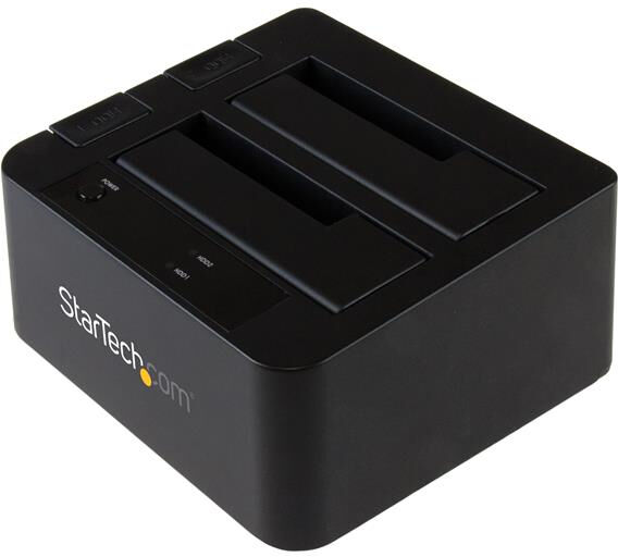 startech sdock2u313 box esterno usb 3.1 10gbps a doppio alloggiamento da 2.5/3.5 sata ssd/hdd - sdock2u313