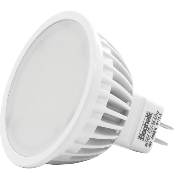 beghelli 56033 led mr16 12v w4,0 calda pezzi 10 - 56033