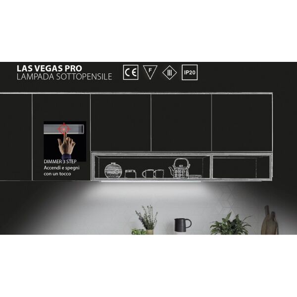 fli ls300n23c lampada led sottopensile 30 cm luce calda - ls300n23c las vegas