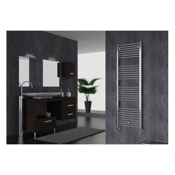 cordivari 3551586110217 termoarredo scaldasalviette bagno 50x116h cm interasse 45 cm colore cromo - 3551586110217 lisa 25