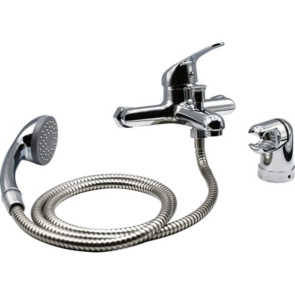 fluxy 2040712 miscelatore doccia vasca da bagno monocomando esterno colore cromo - 2040712 cromato