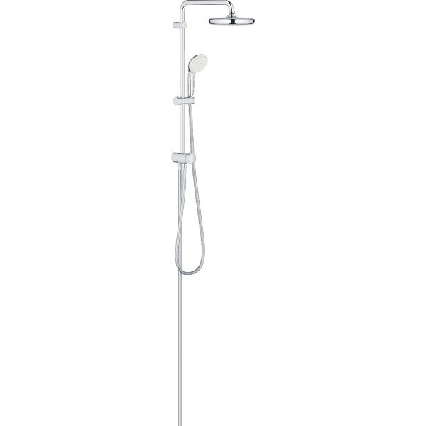 grohe 26381 colonna doccia soffione Ø 210 mm 2 getti regolabile con doccetta e deviatore materiale acciaio - 26381001 tempesta