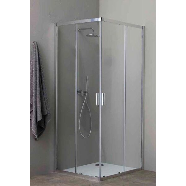 grandform pfs#a70 porta doccia parete per box doccia scorrevole 67/69 cm in vetro trasparente - pfs#a70