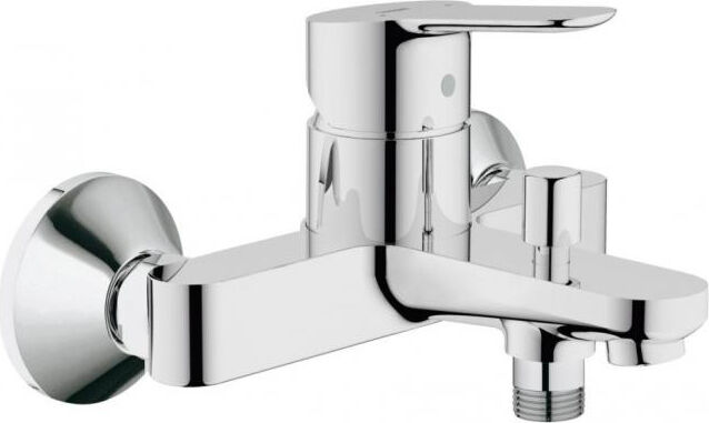 grohe 23334000 miscelatore doccia vasca da bagno esterno a parete rubinetto monocomando colore cromo - bauedge - 23334000