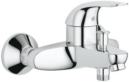 grohe 32743000 miscelatore doccia vasca da parete rubinetto bagno monocomando colore cromo - euroeco - 32743000