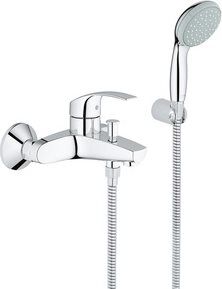 grohe 33302002 miscelatore doccia vasca da bagno rubinetto monocomando colore cromo - eurosmart new - 33302002