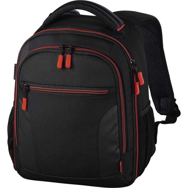 hama 00139856 zaino miami camera backpack nero/rosso 600 g - 00139856