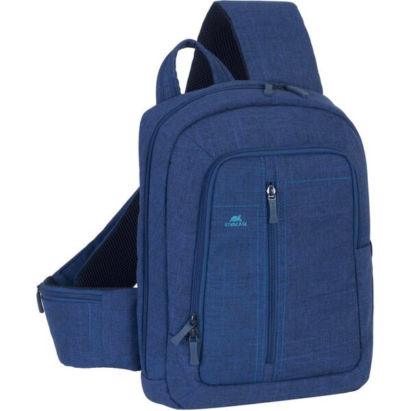 rivacase 7529bl zaino notebook 13,3 poliestere colore blu - 7529