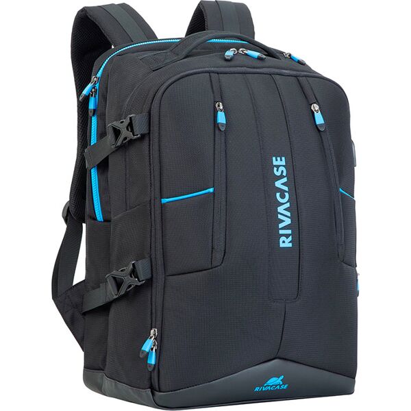 rivacase 7860bk borsa per notebook 17,3 zaino colore nero, blu - 7860 black