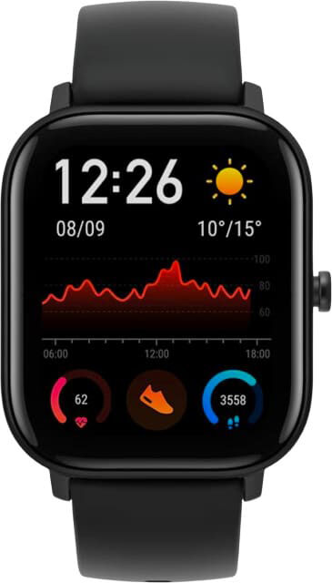 Amazfita191bk Outlet - Smartwatch Orologio Display 1.65" Amoled Touch Screen Gps Nfc Barometro Colore Nero - Amazfita191bk Gts