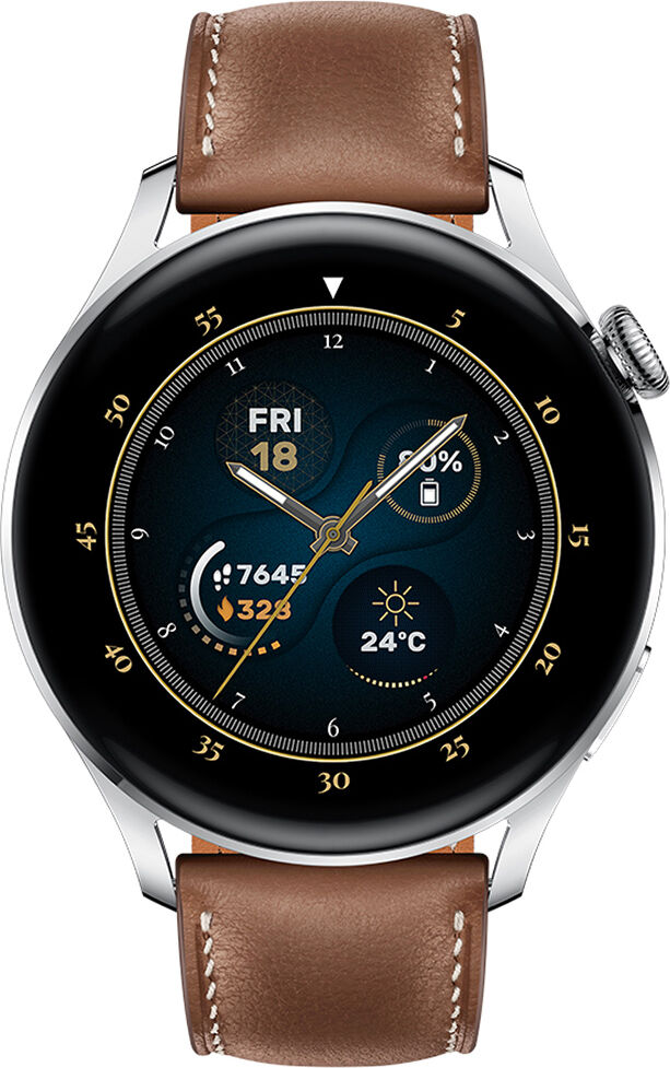 Huawei 55026819 Watch 3 - Smartwatch 1.43" Nfc Wi-Fi 46 Mm Cardio Colore Marrone - 55026819