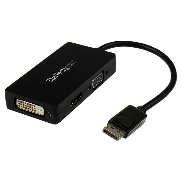 startech dp2vgdvhd cavo adattatore 3 in 1 displayport a vga/dvi/hdmi - dp2vgdvhd