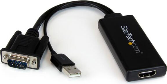 startech vga2hdu adattatore vga hdmi con audio - vga2hdu