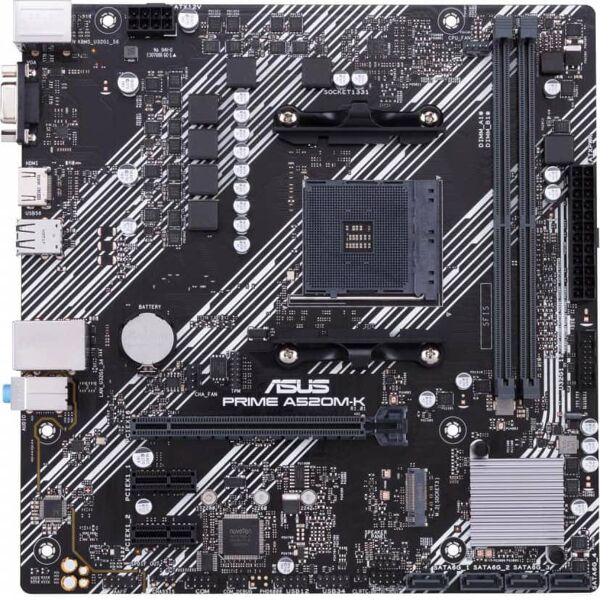 asus 90mb1500-m0eay0 scheda madre prime a520m-k micro atx amd a520 90mb1500-m0eay0