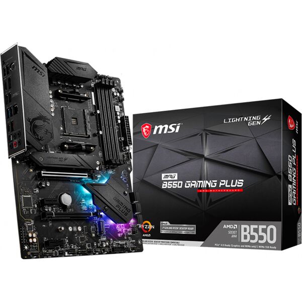 msi b550-gam-plus scheda madre mpg b550 gaming plus presa am4 atx amd b550 - b550-gam-plus