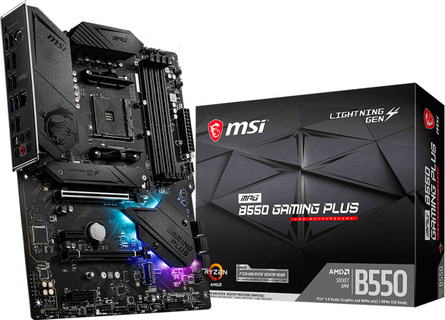 MSI B550-Gam-Plus Scheda Madre Mpg B550 Gaming Plus Presa Am4 Atx Amd B550 - B550-Gam-Plus