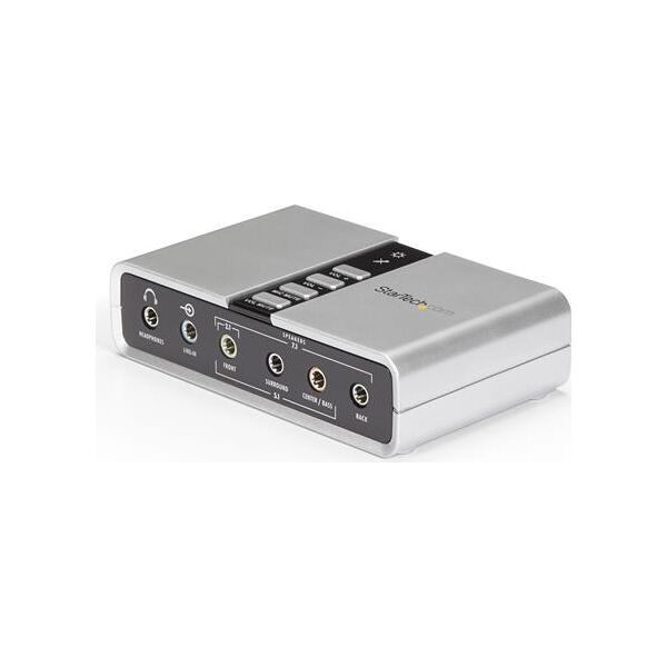 startech icusbaudio7d scheda audio esterna adatattore audio usb 7.1 con audio digitale spdif - icusbaudio7d