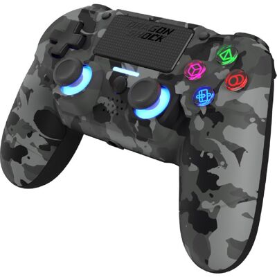 Dragon Dscps4-Gc Controller Per Ps4 Wireless Compatibile Colore Grigio Camo - Dscps4-Gc Dragon Dscps4-Gc Controller Per Ps4 Wireless Compatibile Colore Grigio Camo - Dscps4-Gc