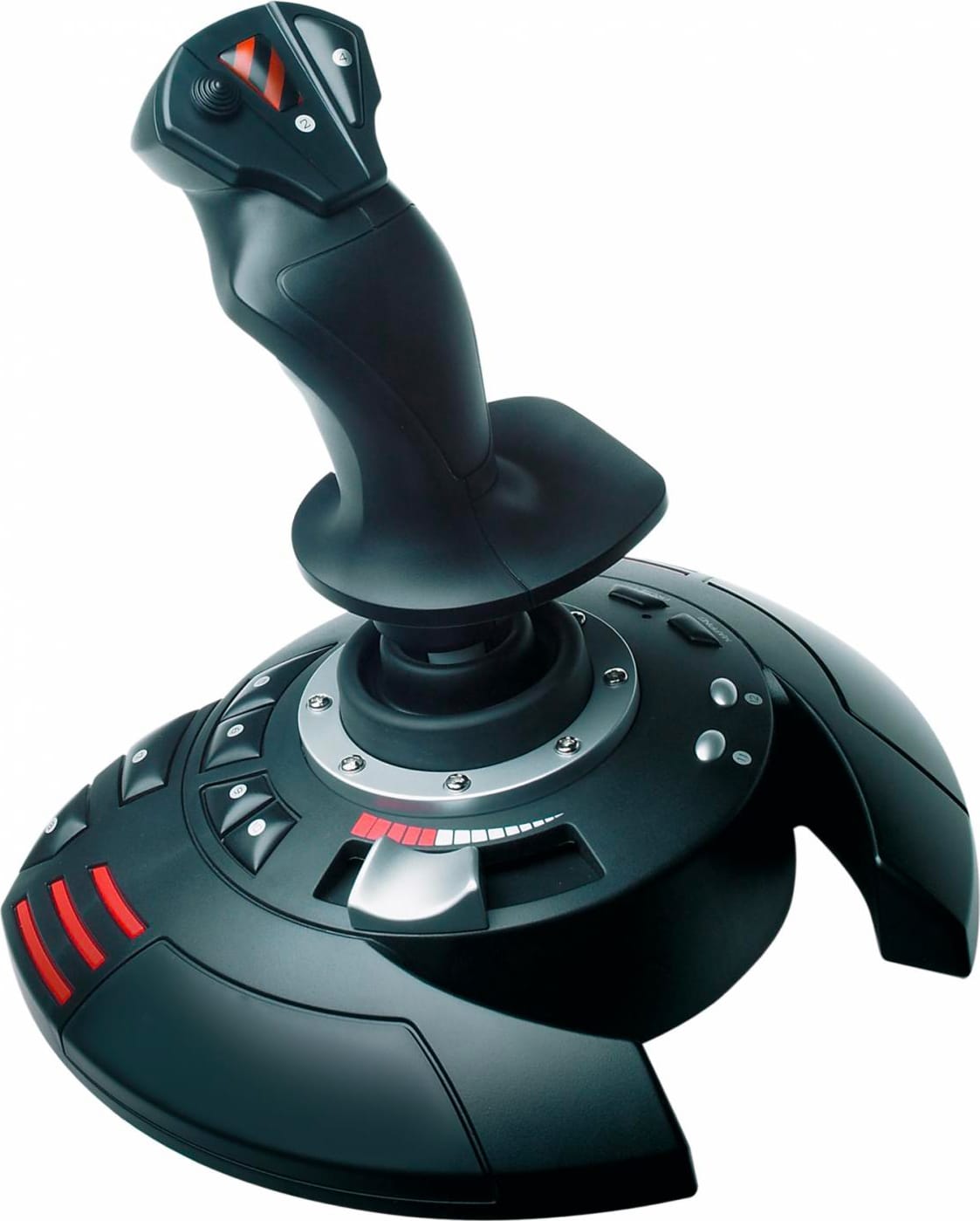 thrustmaster 4160526 joystick pc,playstation 3 analogico usb colore nero, rosso, argento - t.flight stick x 4160526