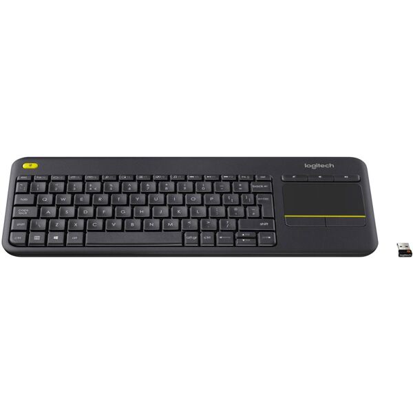 logitech 920-007129 tastiera azerty wireless con touch pad integrato - 920-007129