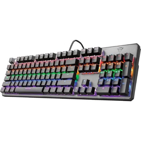 trust 22631 tastiera gaming usb 8 modalità colore - 22631 asta mechanical keyboard