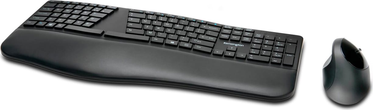 kensington k75406it tastiera pro fit ergo tastiera rf senza fili + bluetooth qwerty inglese uk nero k75406it