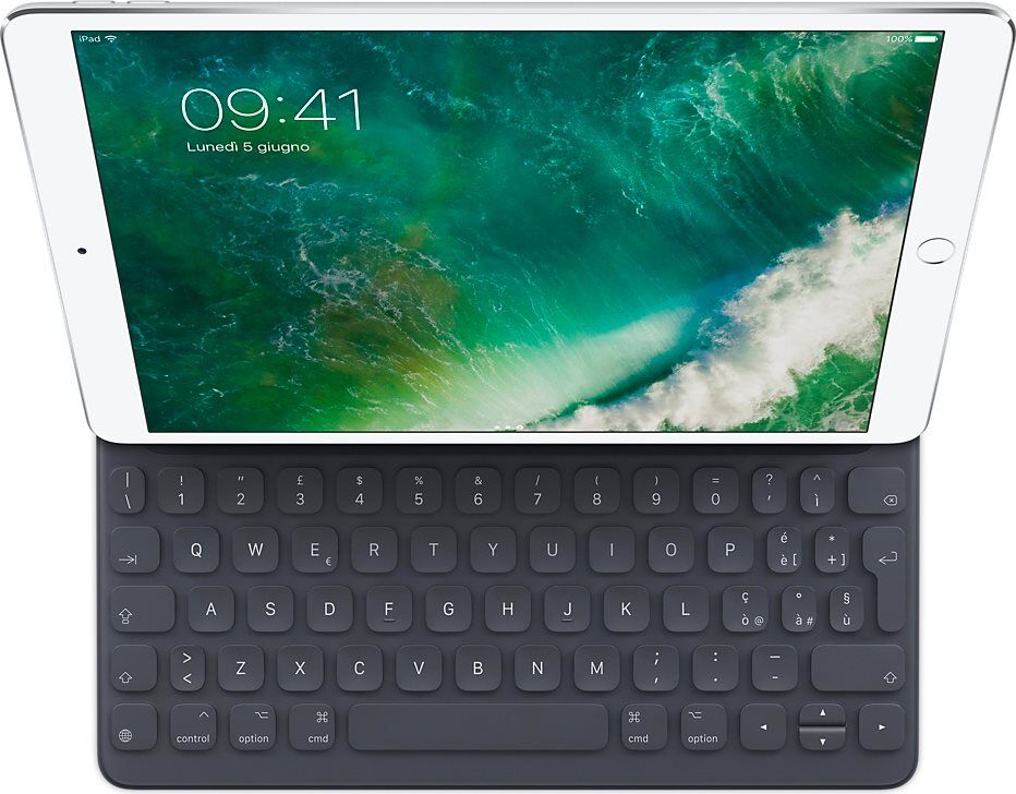 Apple Mptl2t/a Tastiera Per Tablet Con Custodia Smart Keyboard Ipad Pro 10.5 Colore Nero - Mptl2t/a