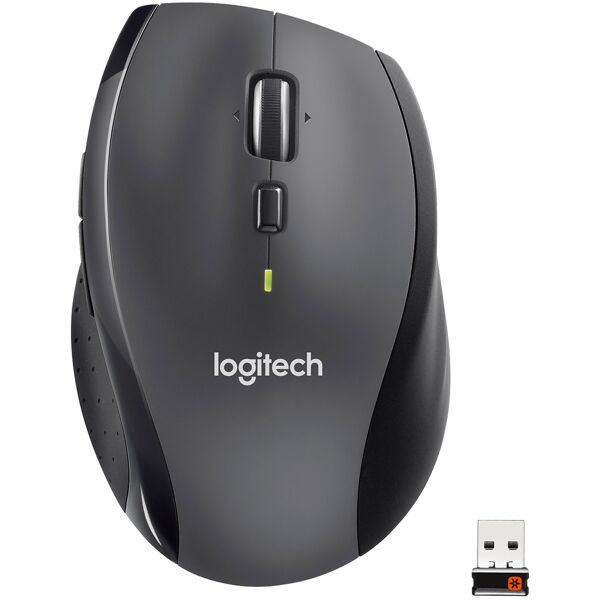 logitech 910-006034 mouse wireless ottico 1000 dpi colore nero - 910-006034 marathon m705
