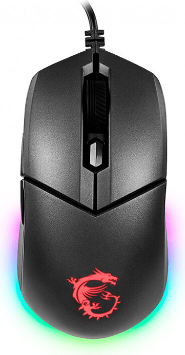 msi s12-0401650-cla mouse gaming usb ottico 6 tasti 5000 dpi lunghezza cavo 1.8 mt - s12-0401650-cla clutch gm11