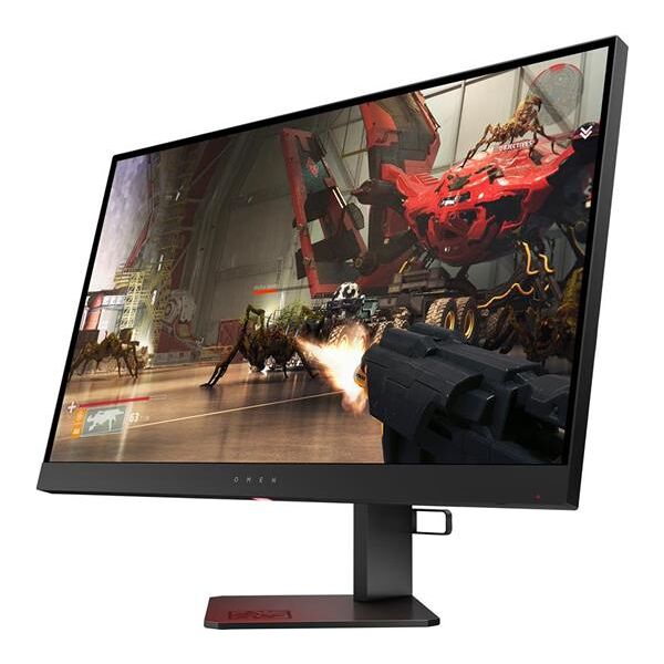 hp 4nk94aa monitor 24.5 led gaming risoluzione 1920 x 1080 pixels full hd luminosità 400 cd/m² hdmi displayports colore nero - 4nk94aa