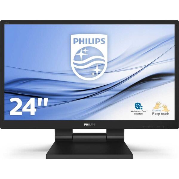 philips 242b9t/00 monitor pc 23.8 pollici touch ips hdmi dvi vga displayport - 242b9t/00 monitor lcd con smoothtouch 242b9t/00