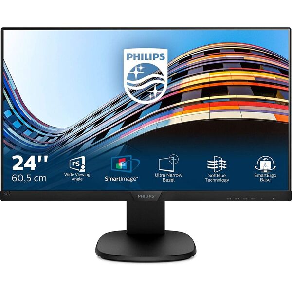 philips 243s7ehmb/00 monitor pc 23.8 pollici full hd luminosità 250 cd/m² risposta 5 ms hdmi - 243s7ehmb/00