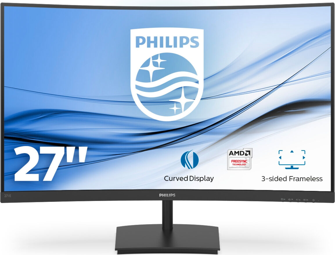 philips 271e1sca/00 monitor led 27 1920 x 1080 px 250 cd/m2 vga hdmi - 271e1sca/00