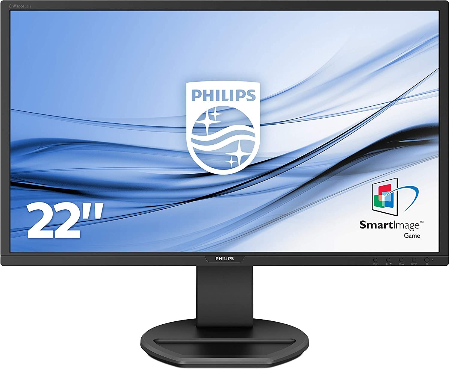 philips 221b8ljeb/00 monitor pc 21.5 pollici full hd luminosità 250 cd/m² risposta 1 ms hdmi displayport dvi - 221b8ljeb/00