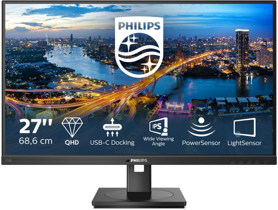 philips 276b1/00 monitor 27 w-led 300 cd/m² risposta 4 ms usb hdmi displayports - 276b1/00