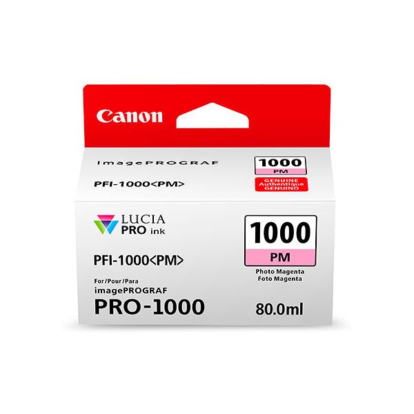 canon 0551c001aa cartuccia originale magenta per foto - pfi-1000 pm 0551c001