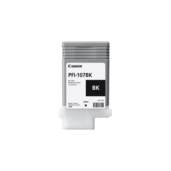 6705b001aa cartuccia originale inkjet compatibile con canon imageprograf colore nero - 6705b001 pfi-107bk