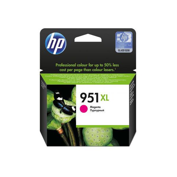 cn047ae cartuccia originale inkjet magenta per stampante multifunzione hp officejet pro 251dw pro 8600 series 1500 pagine - cn047ae n° 951xl