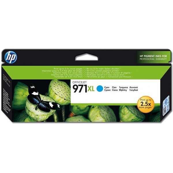 hp cn626ae cartuccia originale inkjet colore ciano compatibile con officejet pro x451/x476/x551/x576 - cn626ae