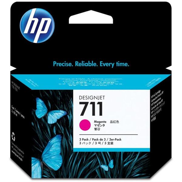 hp cz135a cartuccia originale inkjet colore magenta compatibile con designjet t120 and designjet t520 eprinter series - cz135a