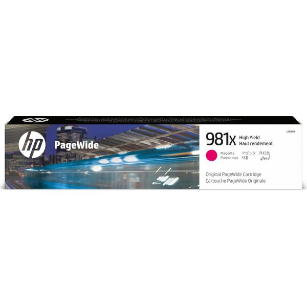 hp l0r10a cartuccia originale inkjet colore magenta compatibile con pagewide enterprise color 556/586 - l0r10a