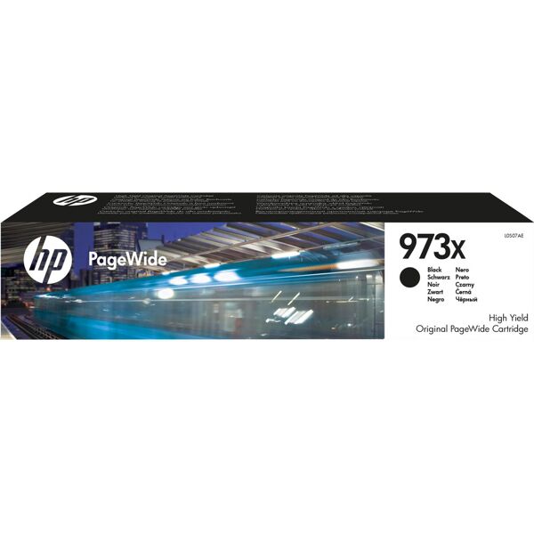 hp l0s07ae cartuccia originale inkjet colore nero compatibile con pagewide pro 452/477 - l0s07ae