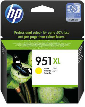 cn048ae cartuccia originale inkjet giallo per stampante multifunzione hp officejet pro 8600 8600 plus 1500 pagine - cn048ae n° 951xl