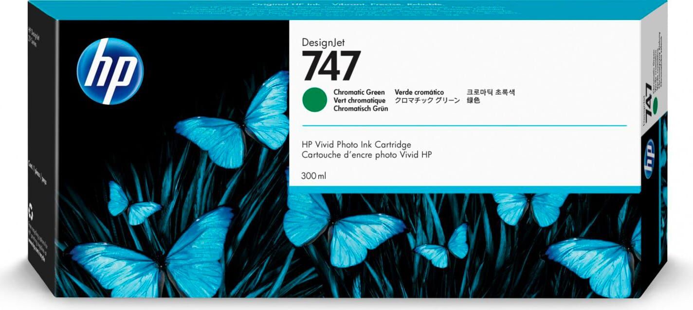 hp p2v84a cartuccia originale inkjet colore verde compatibile con designjet z9 printer series - p2v84a