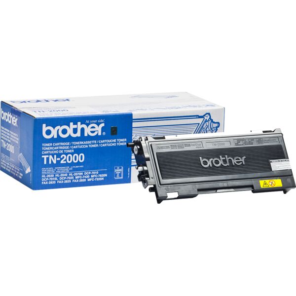 brother tn2000 cartuccia toner per 2.500 pagine al 5% di copertura. - tn2000