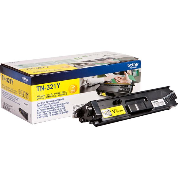 brother tn321y toner originale laser colore giallo compatibile con hl-l8250cdn, hl-l8350cdw - tn-321y