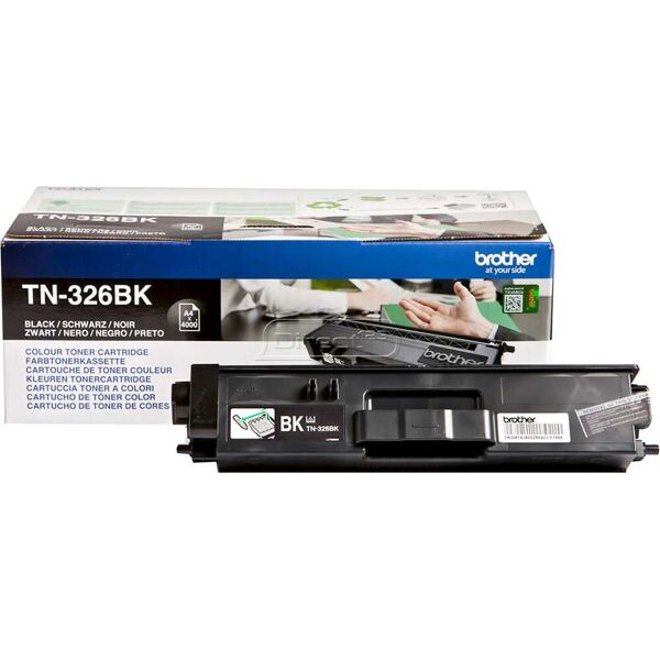 brother tn326bk toner originale laser colore nero compatibile con hl-l8250cdn, hl-l8350cdw - tn-326bk