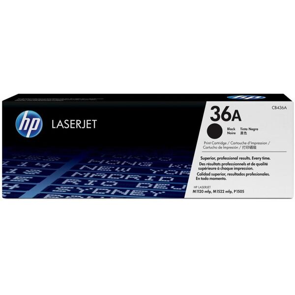 cb436a toner originale nero laserjet 36a. hp 36a 2000 pagine - cb436a